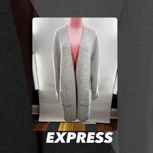 EUC Express Open Front Long Cardigan